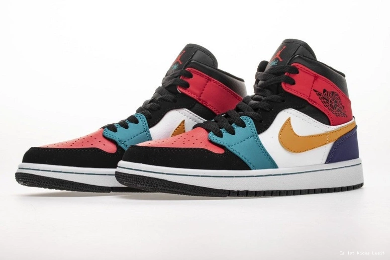 Multi-Color 1 Bred Jordan Mid 554724-125  1231